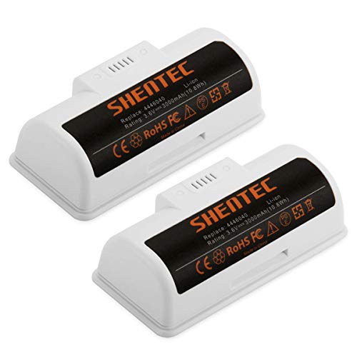 Shentec 2 Pack 3.6V 3000mAh Replacement Battery Compatible with iRobot Braava Jet 240 Floor Mopping Robots, Li-ion 3.6V Battery Shentec 2 Pack 3.6V 3000mAh Replacement Battery Compatible with iRobot Braava Jet 240 Floor Mopping Robots, Li-ion 3.6V Battery
