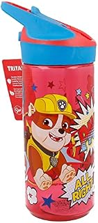 Stor | Paw Patrol 620ml Water Bottle for Kids, School Drinks Bottle Made of Durable Tritan, Bpa Free, Paw Patrol Comic