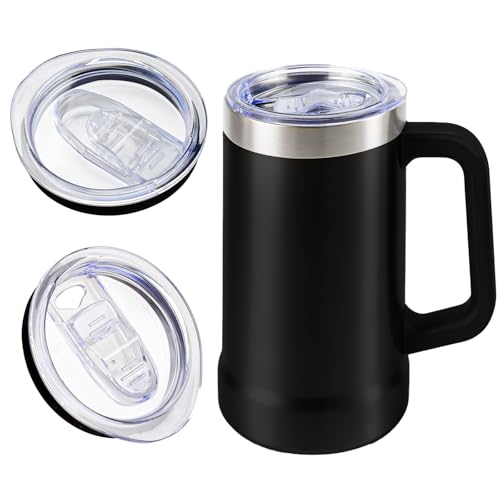 2Pack Replacement Lids Compatible with Stanley 24oz Stay-Chill Beer Stein, Lid Compatible with Leak-Proof Insulated Cup Lid for Beer Mug