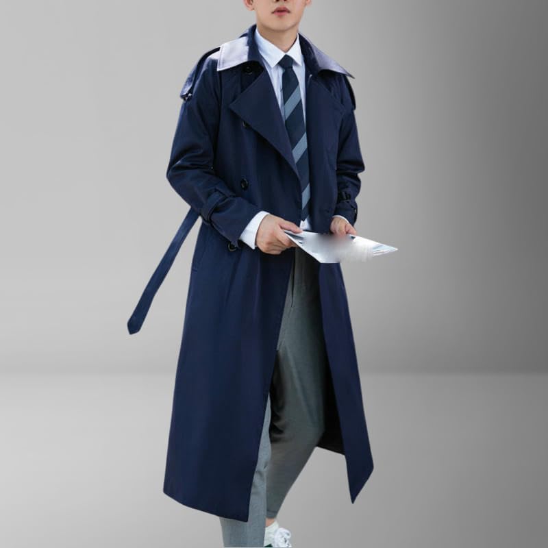 Trench long homme ample idéal pour vos sorties en automne