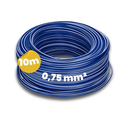 Kalitec 10 Meter H05V-K 0,75 mm² Witte Bedradingskabel - Flexibele Aderkabel, PVC Enkele Kabel, Strengen 0,75 mm², Fijndradig, Schakeldraad, Vlamvertragend Kalitec 10 Meter H05V-K 0,75 mm² Witte Bedradingskabel - Flexibele Aderkabel, PVC Enkele Kabel, Strengen 0,75 mm², Fijndradig, Schakeldraad, Vlamvertragend