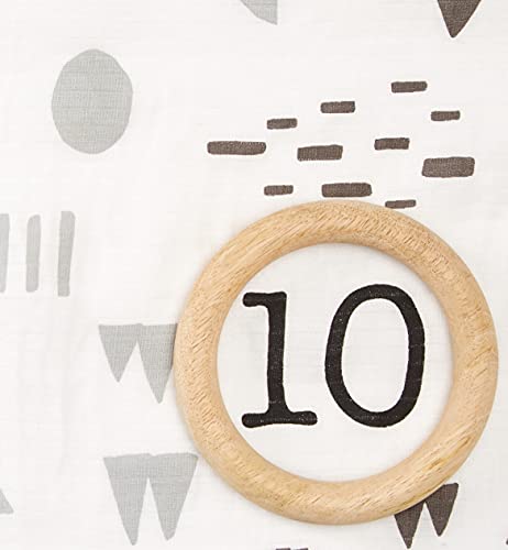Image of HonestBaby Baby Organic Cotton Milestone Blanket