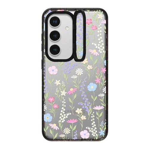 Coque Samsung S24 antichoc 2m compatible Magsafe anneau rose