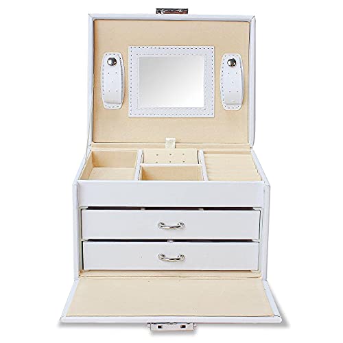 Portagioie da donna con 2 cassetti, design in