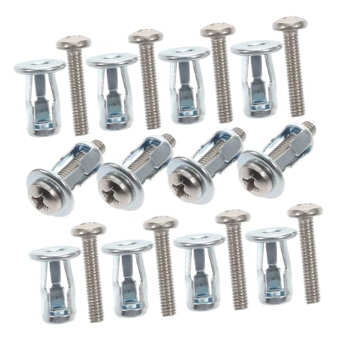 Veemoon Knurled Nuts Set 20pcs Threaded Inserts Kit for Homeowners and Contractors