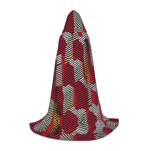 ZQYTGFDC Capa con capucha de sarga de corazón para adolescentes, para disfraces de Halloween y cosplay