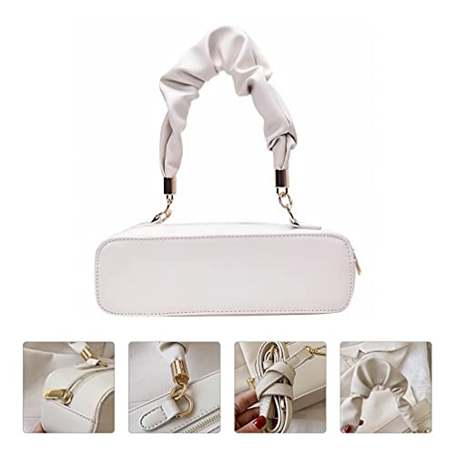 Amosfun Bolsa de axila de couro de poliuretano, uma bolsa de ombro chique, bolsa transversal, bolsa