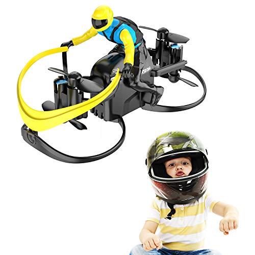 Mini Drone, Tomzon U48A RC Stunt Doll with Paraglider Flight, One Key Demo, Altitude Hold RC Quadcopter, Nano Drone for Kids and Adults (Blue)