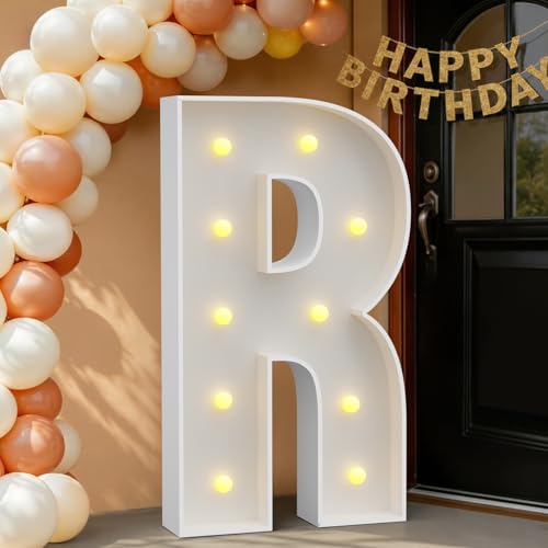 Marquee Light Up Letters Kit, 4ft, customizable alphabet frames