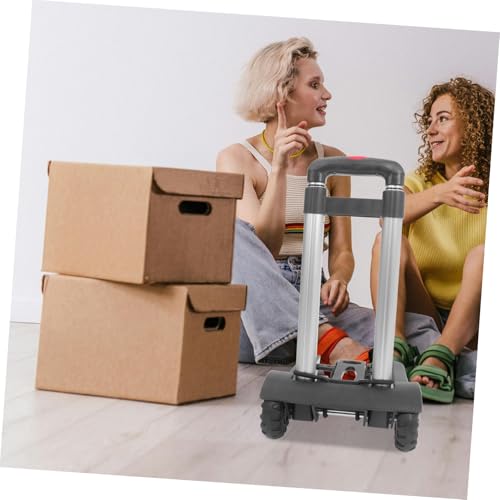 Carretilla Plegable Resistente con Asa Ajustable y Ruedas miniatura 3