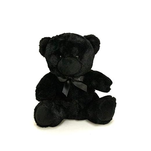 Grandma Smiley's Plush Best Friends 9" Super Color Teddy Bears (Black)