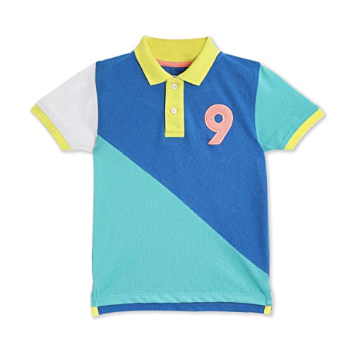 Image of Baby-Boys Cotton Blend Collared Neck T-Shirt