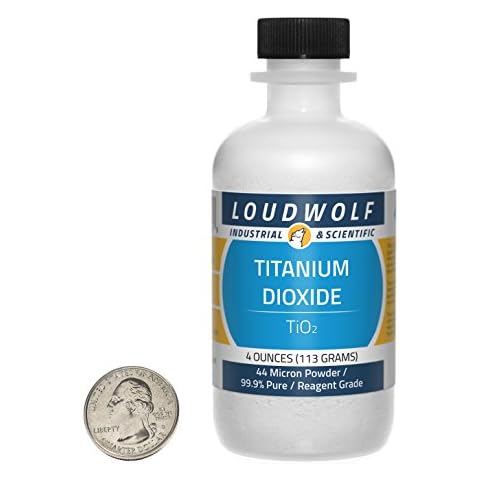 Titanium Dioxide/Fine Powder / 4 Ounces / 99.9% Pure Cover