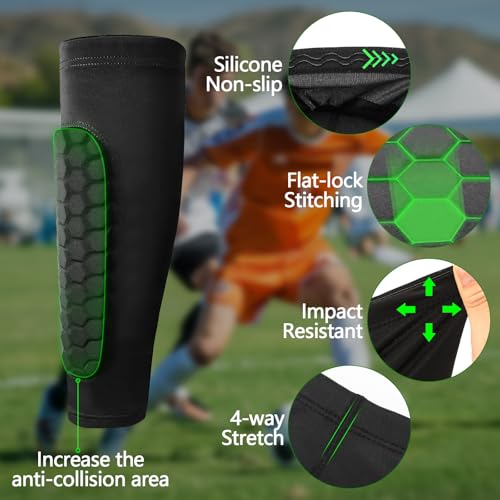 Zikenis 1 Par Espinilleras de Fútbol,Espinilleras de Fútbol,Espinilleras para pie y espinillas,Calcetines de Espinilleras Transpirables,Resistentes a los Golpes, para niños y niñas (XS) - imagen 3