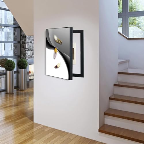 Decorative Electric Panel Cover - Stylish Circuit Breaker Box & Fuse Box Cabinet - Picture Frame Design for Home & Office - Unique Wall Art Decoration