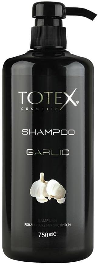 TOTEX Hair Garlic Shampoo I Against Hair Loss for Men & Woman I Damage Hair Repair | For More Volume Odourless New 750 ml
