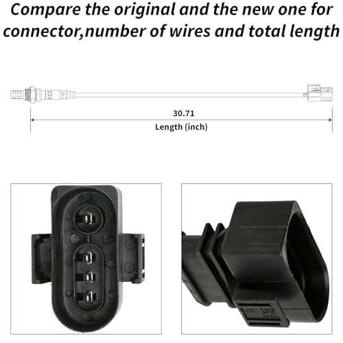Sensor de Oxígeno DOSKJOK Compatible Golf Jetta Passat miniatura 3