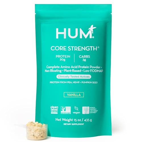 HUM HUM Core Strength Vegan Protein Powder, Vanilla, 20g Protein, 15 Servings sold by HUM Nutrition - Amazon Seller - US
