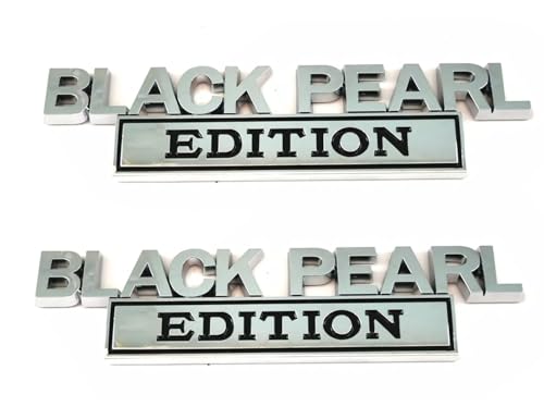 Emblema de metal negro perla 3D de alta resistencia para camión y moto