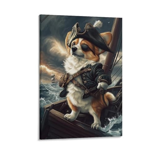 Image sur toile Corgi pour raviver un mur vide et triste de couloir ou chambre