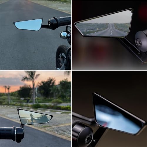 Espejo retrovisor para manillar de motocicleta general y regulable 3