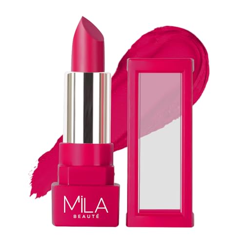 Image of MILA BEAUTE Matte Lipstick | Highly Pigmented & Lightweight Formula | Matte Finish | Gives Full Coverage | Shade -