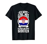 kroatien t shirt herren Klassisch geschnitten, doppelt genähter Saum.