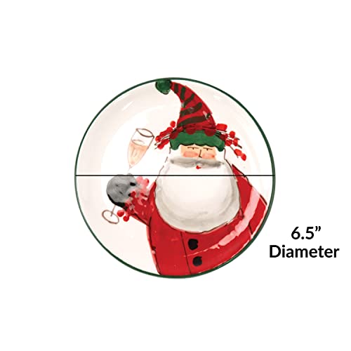 Vietri Old St. Nick Holiday Collection Italian Serveware Sets (Cookie Plate) #TOP1