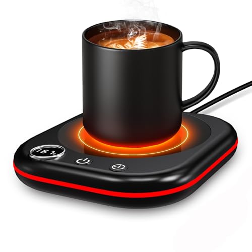 MXMZHXU Electric Mug Warmer with Timer & 3 Heat Settings