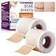 Silikon Narbenpflaster, 2PCS Silikonpflaster Gegen Falten für Gesicht, Silikonpflaster für Narben, 4 x 150cm Silicone Scar Tape Sheets, Wiederverwendbar, Wasserdicht, Hautfreundlich, Atmungsaktiv