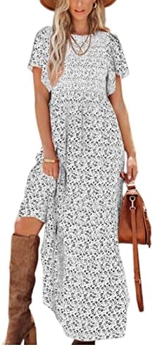 PRETTYGARDEN Women's 2026 Spring Casual Flutter Short Sleeve Boho...