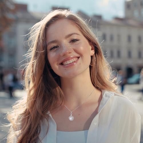 New Beginnings Moonstone Sterling Silver Necklace for Women, Graduation Gifts for Her, Inspirational Gifts for Best Friend or Daughter4