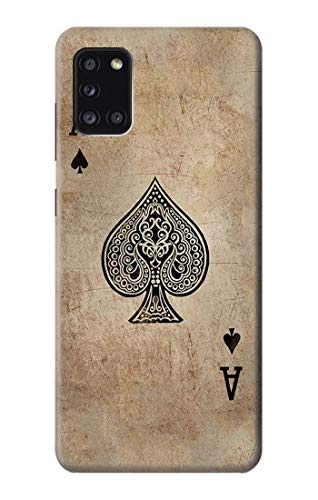 Coque Samsung Galaxy A31 protection antichoc Vintage Spades Ace