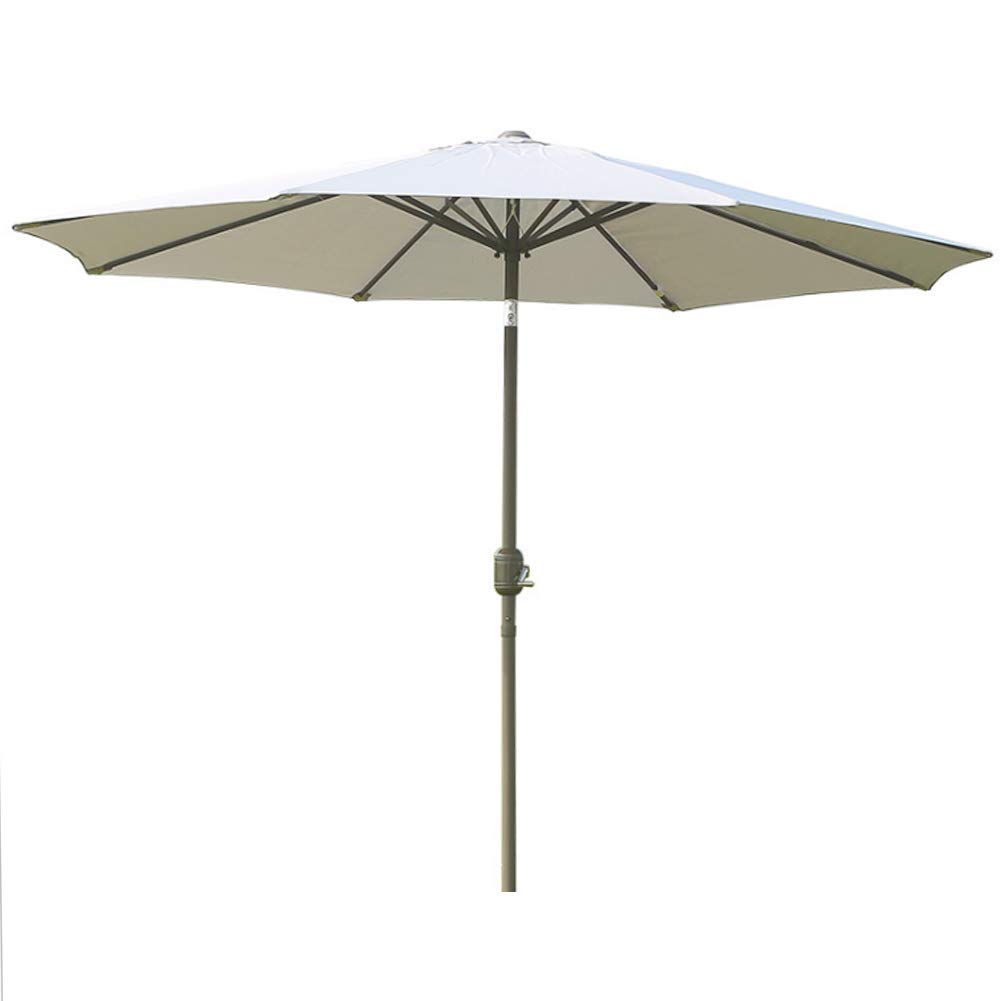 2,7 m parasol ogrodowy z mechanizmem pochylania, baldachim z materiału do standardowego składania z korbą na balkon taras ogród zewnętrzny parasol przeciwsłoneczny osłona dobry