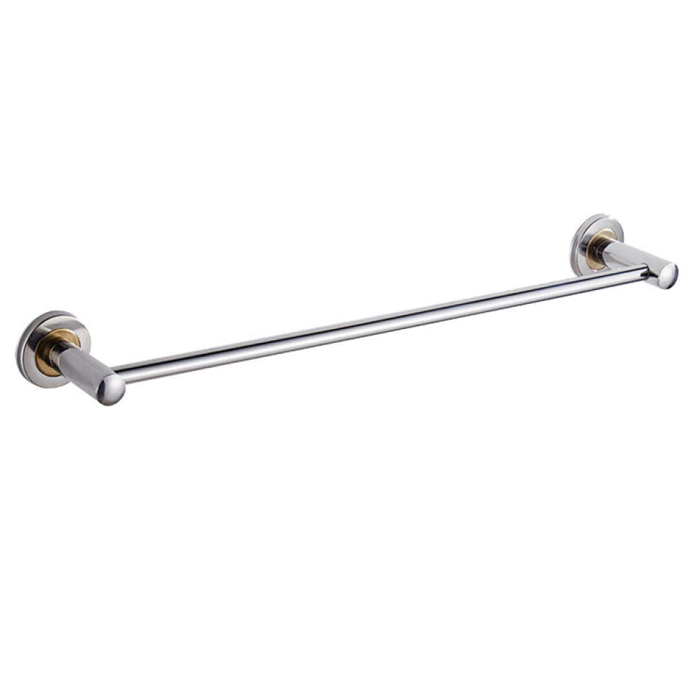 Porte-serviettes mural en inox barre de bain support torchon cuisine 60 cm