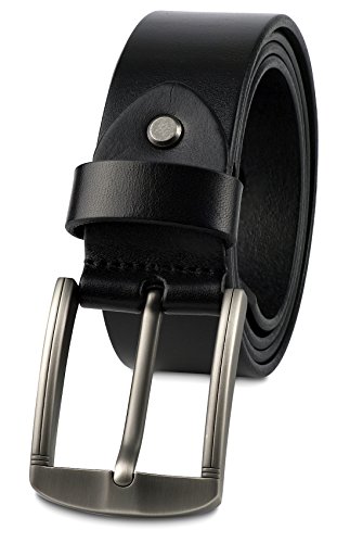 Scott Allan Collection Mens Belt - Men's Belts - Adjustable Leather Belt for Men - Size 34, 36, 38, 402