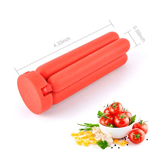 Foldable Trivets (5pack), KSENDALO Eco Collapsible Trivet Set, Silicone Pot Trivet Holder Save Much Space for Kitchen Home, Multi-Color - Thumbnail 5