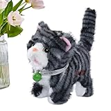 Jeux Sans Désordre : Fabriqué en peluche courte à texture lisse et sans pièces détachables risquées, ce chat électronique au rembourrage inodore permet des activités intérieures sans souci, renforçant les liens familiaux dans un cadre sécurisé.
