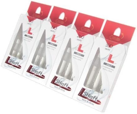 LSTYLE Ejes de dardos L-Shaft Silent - Tallos de dardos de nylon giratorios - Blanco 130 (extra corto)