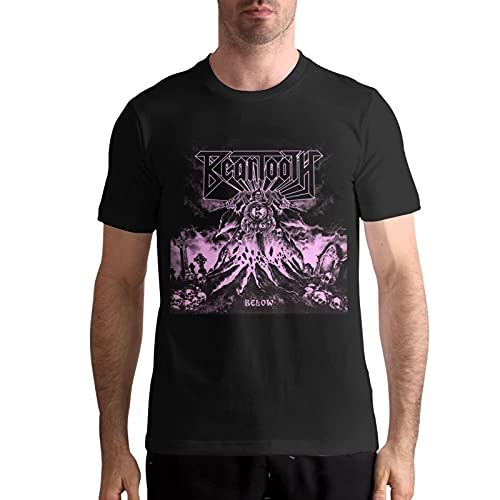 ONIAWO Beartooth Band Mens Fashion Tshirt Short-Sleeved T-Shirt Cotton Printed Casual Tee Small Black
