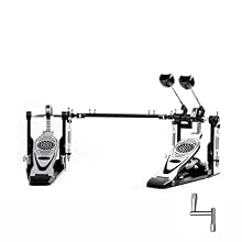 DOUBLE CHAIN DRIVE - Compared to using single chain bass drum pedal, the Vaisoeny double bass drum pedal adopts double chain drive. Improved the stability and handling of bass drum pedal, providing more sensitive force sensing. QUICK AND SIMPLE SETUP...