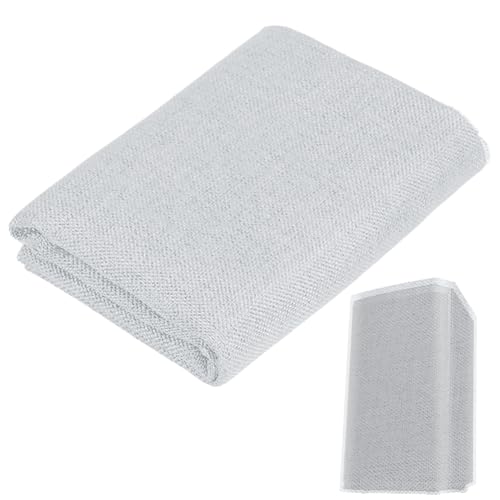 Genérico Speaker Grill Cloth, Transparent Mesh Fabric for Guitar Case, Dustproof Replacement Cover for Home, Stage, Audio Panels, and Media Cabinet, Acoustic Speaker Protection