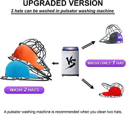Coopache Hat Washer for Baseball Caps Cap Washer Cage Frame Washing - Image 3