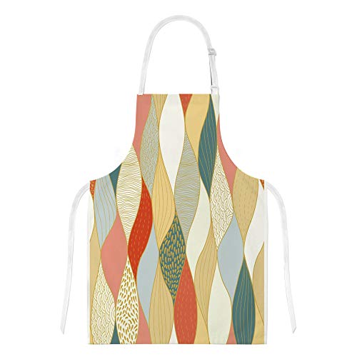 Tablier de cuisine avec poches ajustable et accessoires anti-brûlure - 5