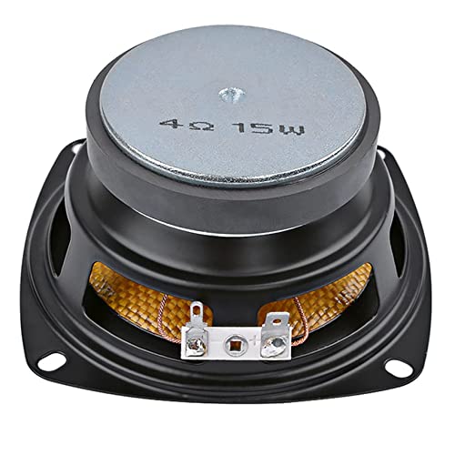 Augnongly 2Pc 4Inch Audio Draagbare Luidspreker 4 Ohm 15W Bas Luidspreker DIY Professionele Multimedia Subwoofer Luidsprekers voor Geluidssysteem - Afbeelding 3