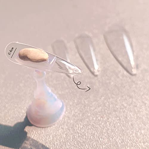 Soporte para práctica de uñas acrílico 5 piezas miniatura 3