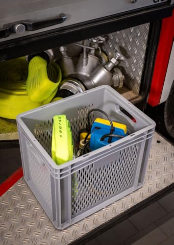 DIE BOX FABRIK Tauchpumpen Kiste 400x300x320 durchbrochen als Filter | Korb für Pumpe | Pumpenbox | Für Hochwasser/Teiche oder andere Becken