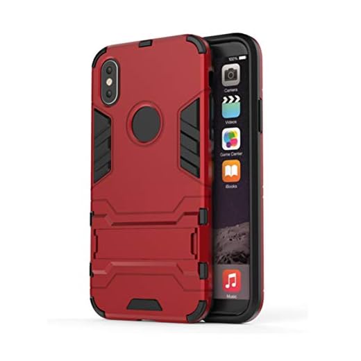 newrong TPU+PC dammtät bequmer skyddsskal stötfångare skal vattentätt fodral antifall mobilskal gummi för iPhone 7 röd