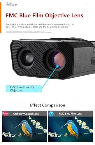 Binoculares de visión nocturna 4K HVN1000 con zoom 8X 5