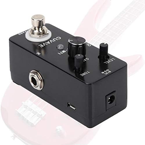 Full Metal Shell Distortion Effect Pedal for Electric Guitar,Mini Effect Guitar Pedal with True Bypass